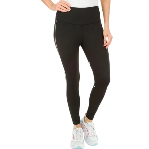 Absolutely Fit by VOGO Women's Active Side Stitch Capri Leggings NWT